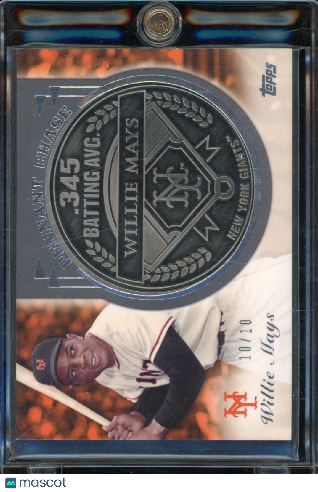 2013 Topps Willie Mays Pennant Chase Medallion /10
