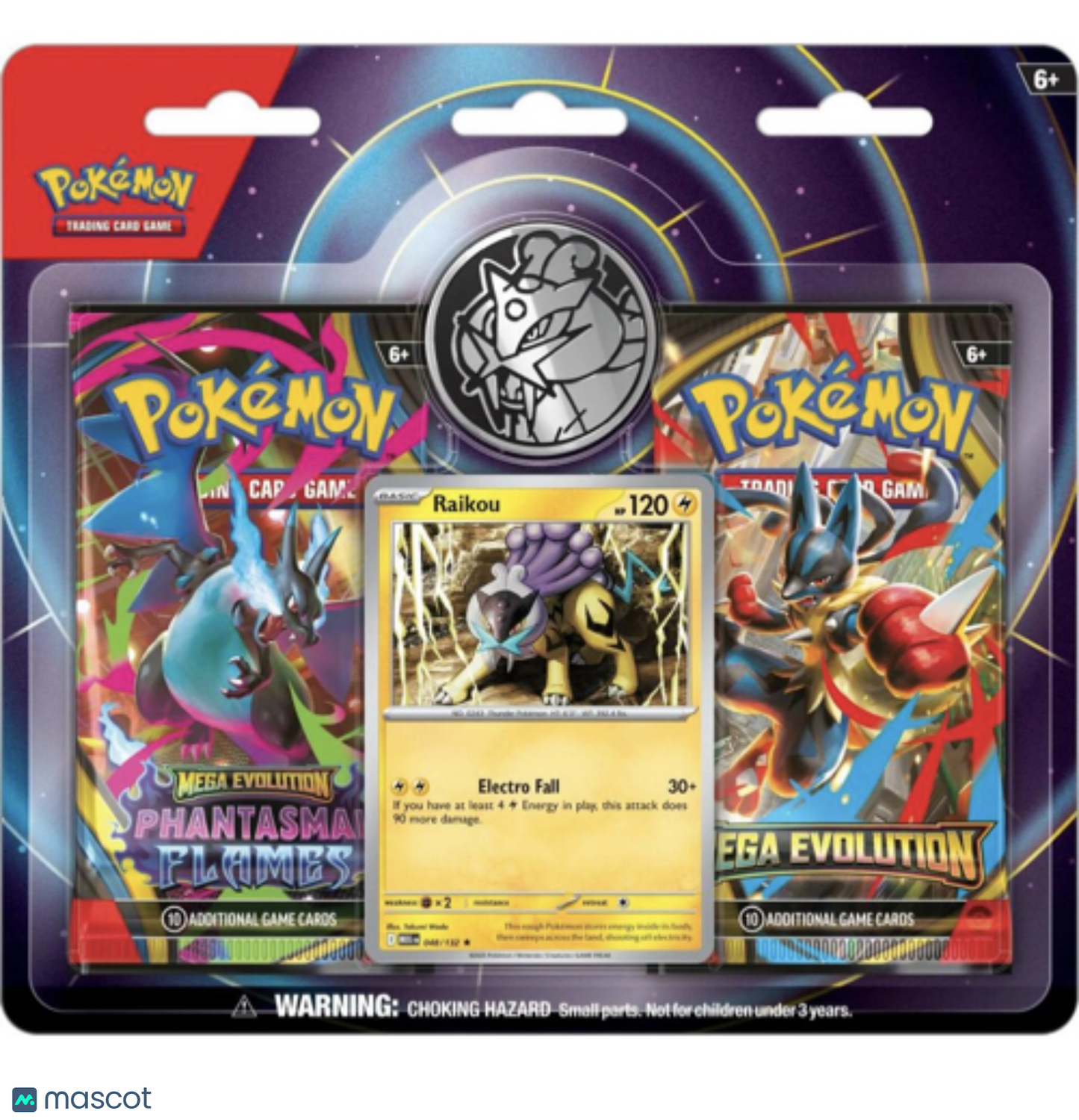 Pokemon 2-Pack Blister (Raikou) (3-tab)