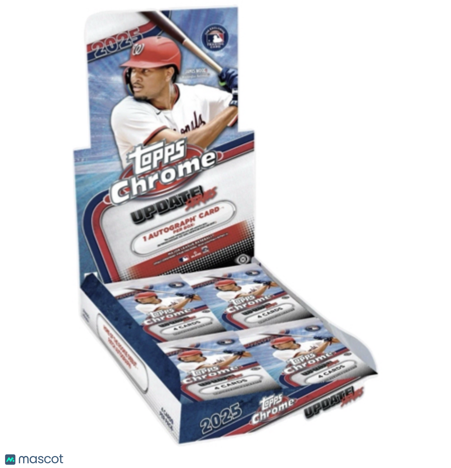 2025 Topps Chrome Update Series Baseball Hobby Box