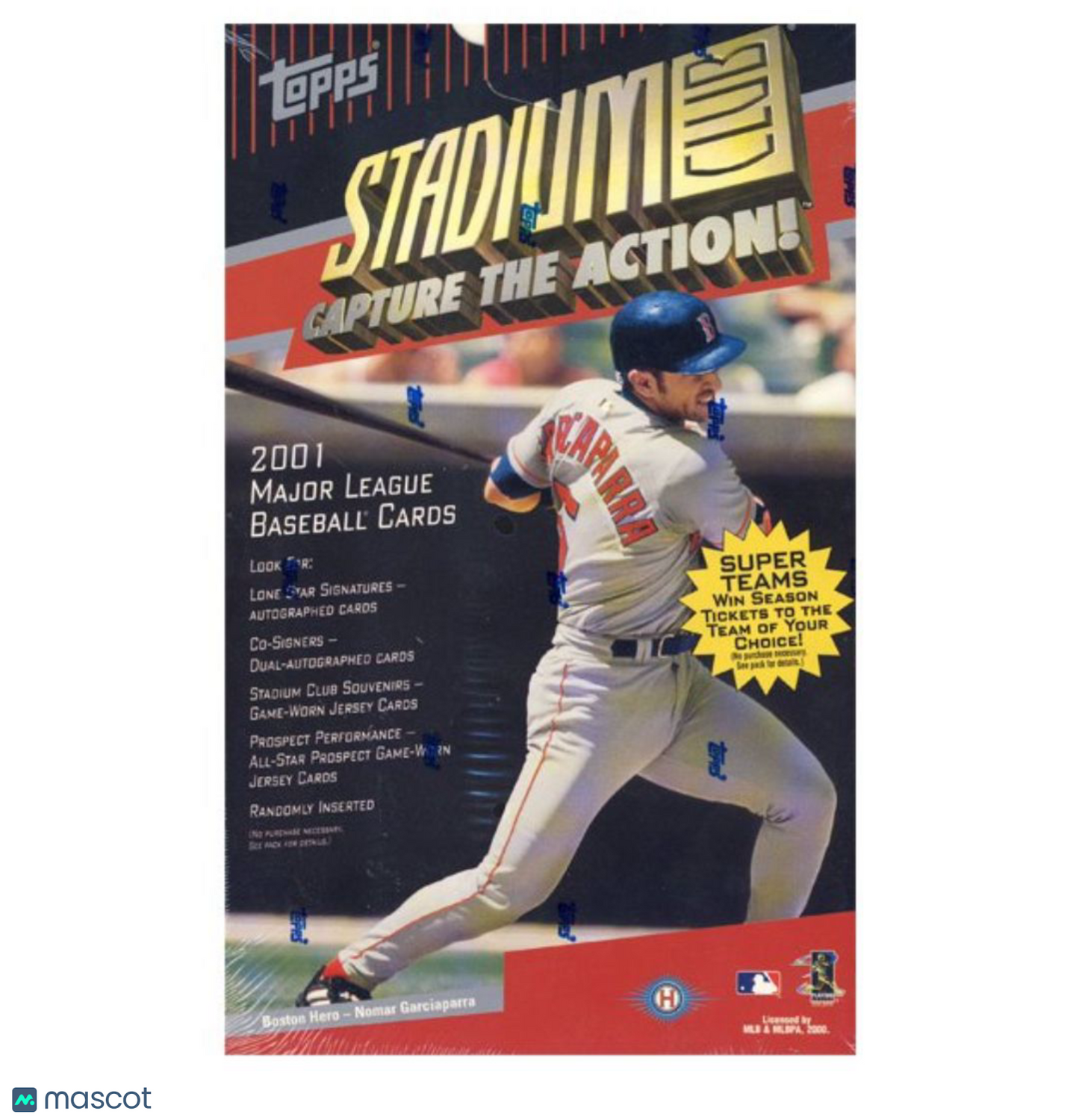 2001 Topps Stadium Club Hobby Baseball Hobby Box