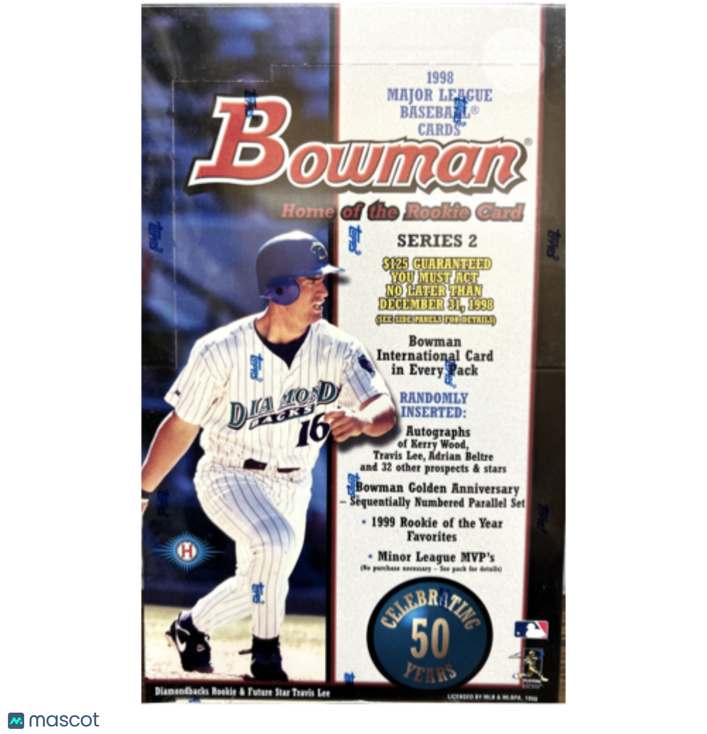 1998 Bowman Series 2 Baseball Hobby Box