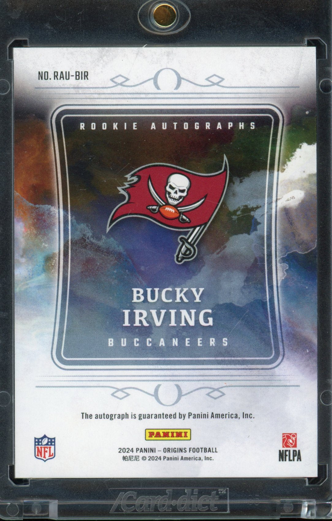 2024 Origins Bucky Irving Orange Auto 59/75 RC