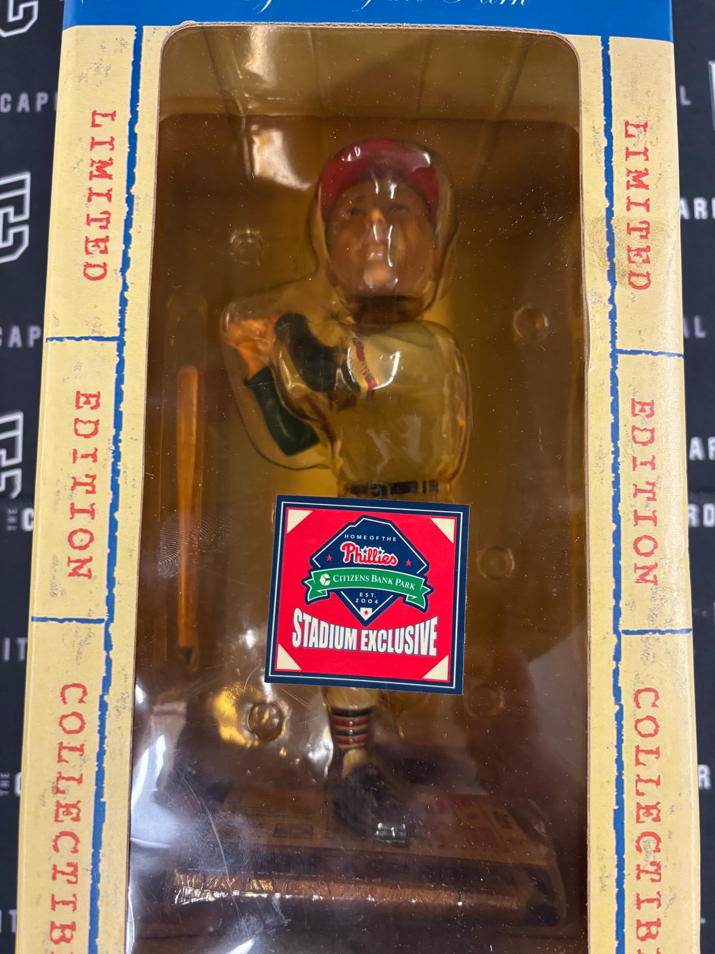 Richie Ashburn Forever Collectibles Legends of The Park Collectible w/Bat