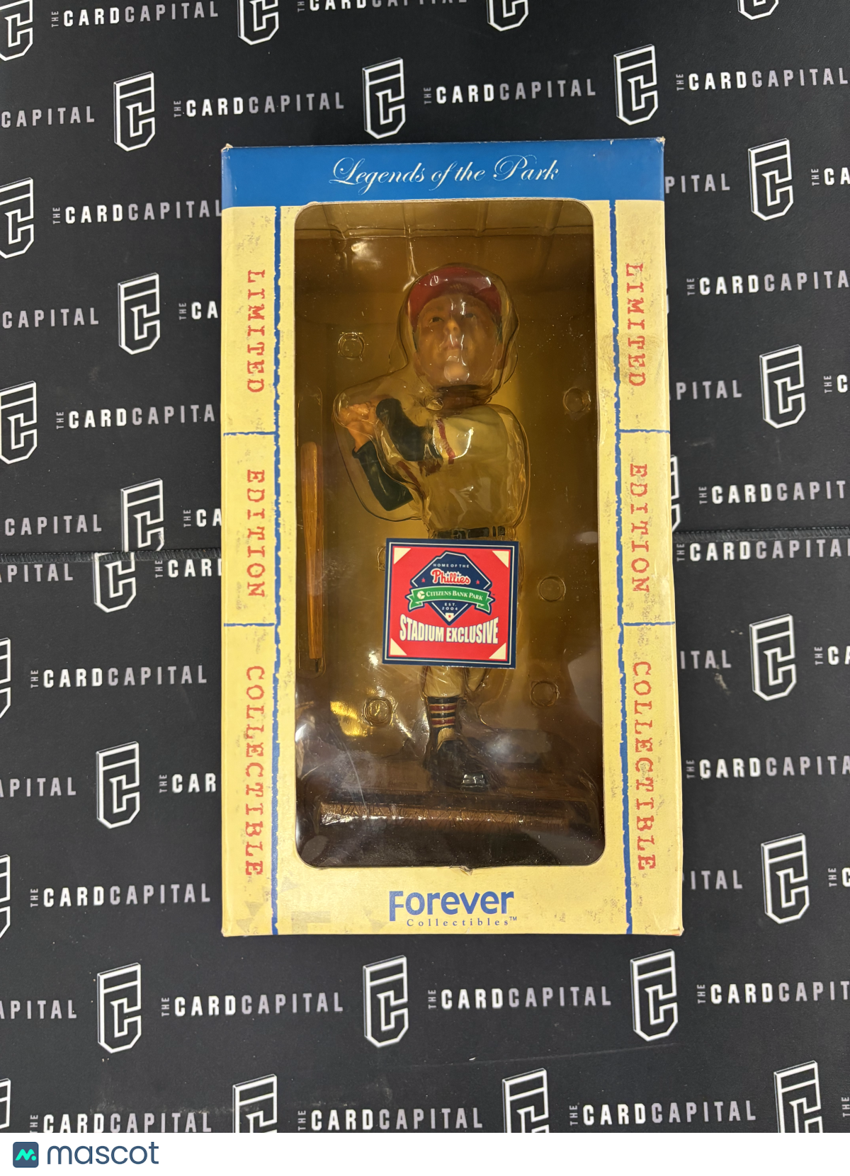 Richie Ashburn Forever Collectibles Legends of The Park Collectible w/Bat