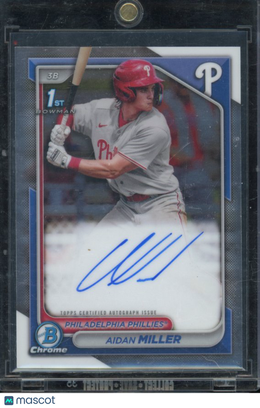 2024 Bowman Chrome Aidan Miller 1st Auto