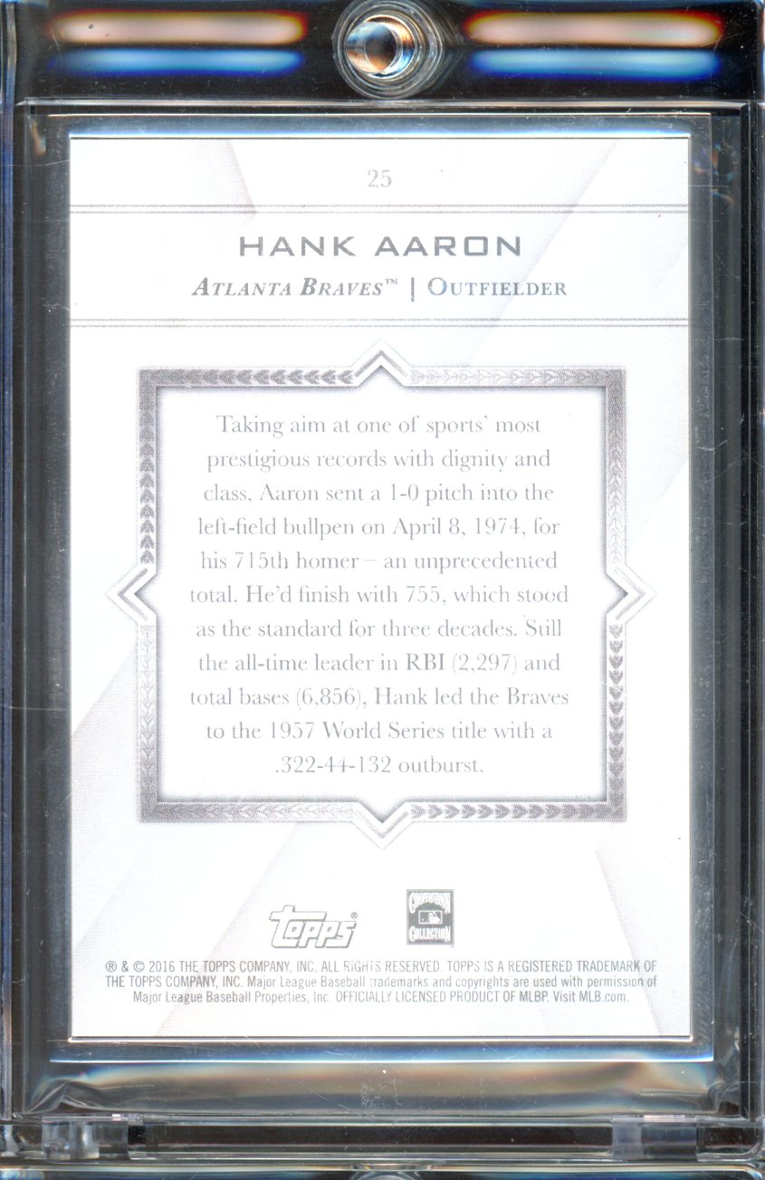 2016 Transcendent Hank Aaron 13/65