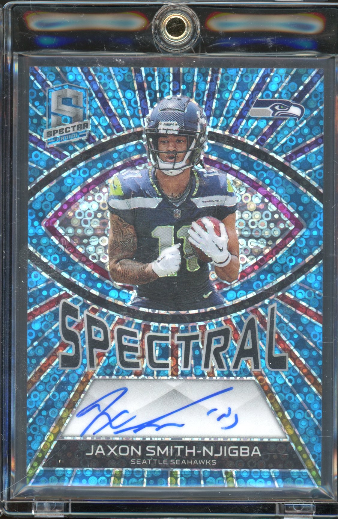 2023 Spectra Jaxon Smith-Njigba Spectral Rookie Auto /50