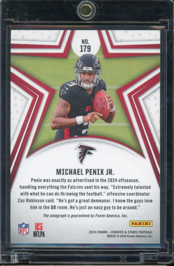 2024 Rookies and Stars Michael Penix Rookie Auto /200
