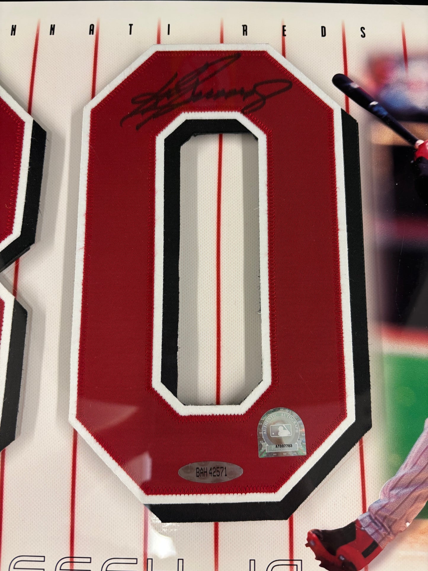 Ken Griffey Jr Signed Number Pieces UDA W/ Original COA