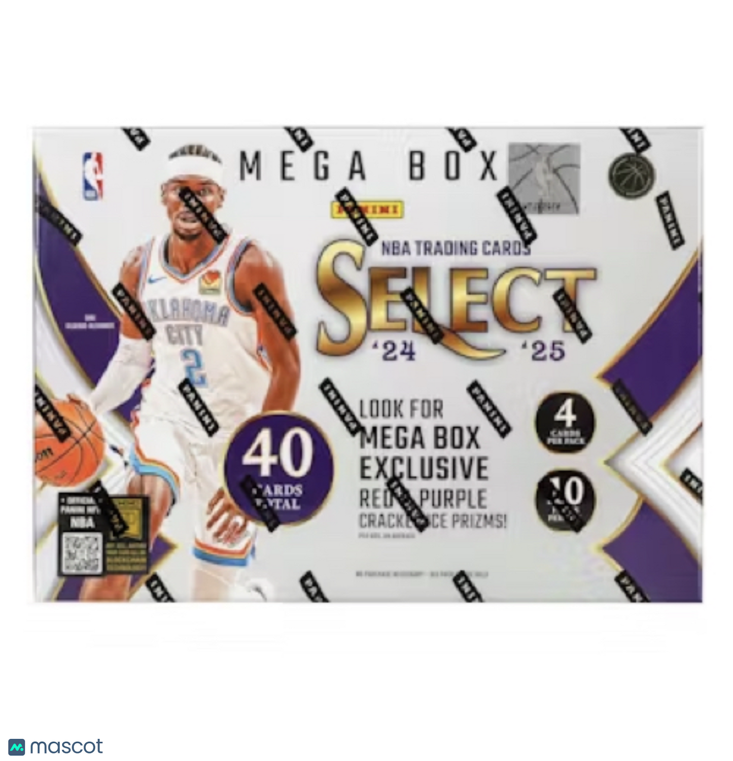 2024-25 Select Basketball Mega Box (Red & Purple Cracked Ice!)
