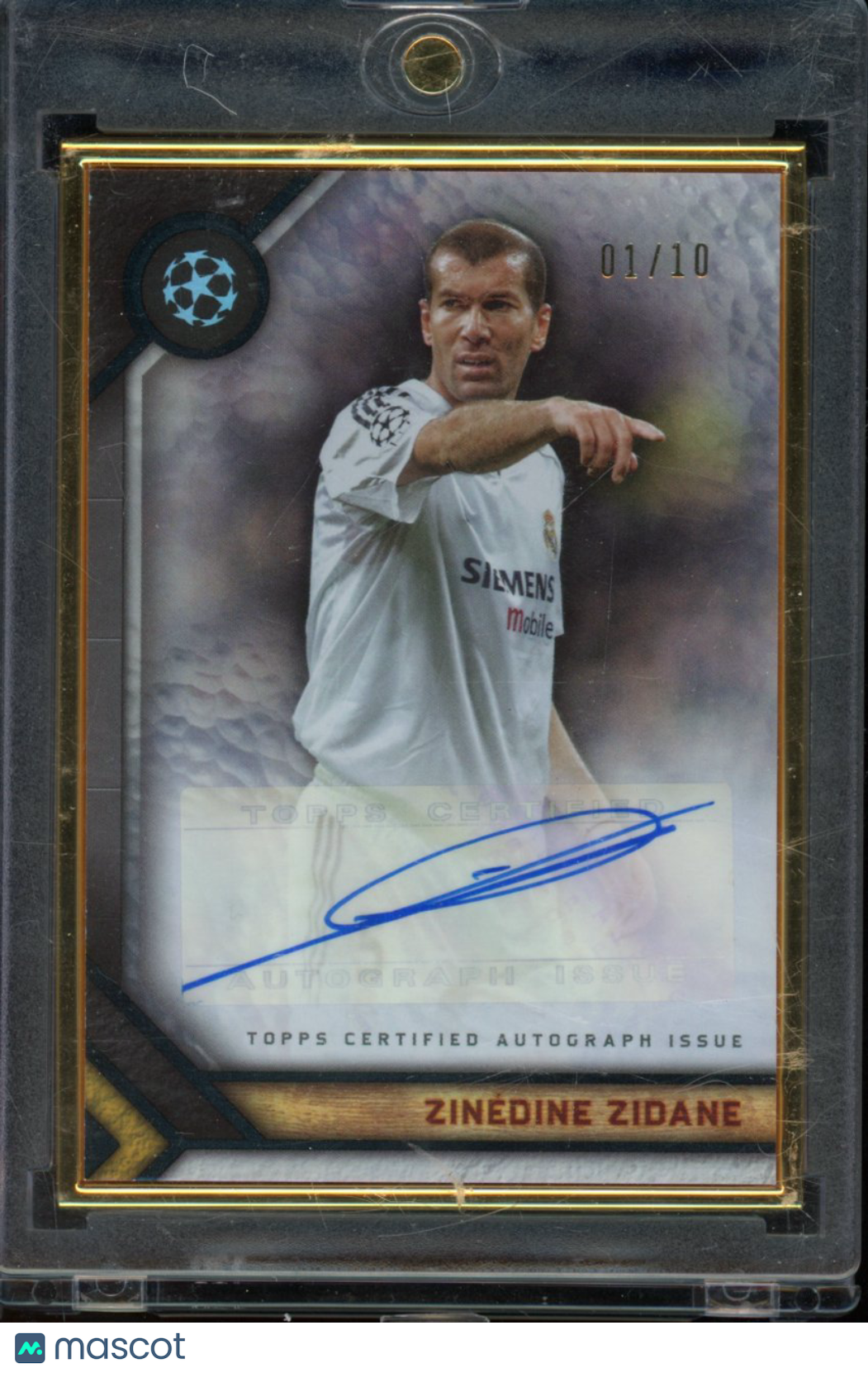 2024 Topps Museum Zinedine Zidane Auto /10