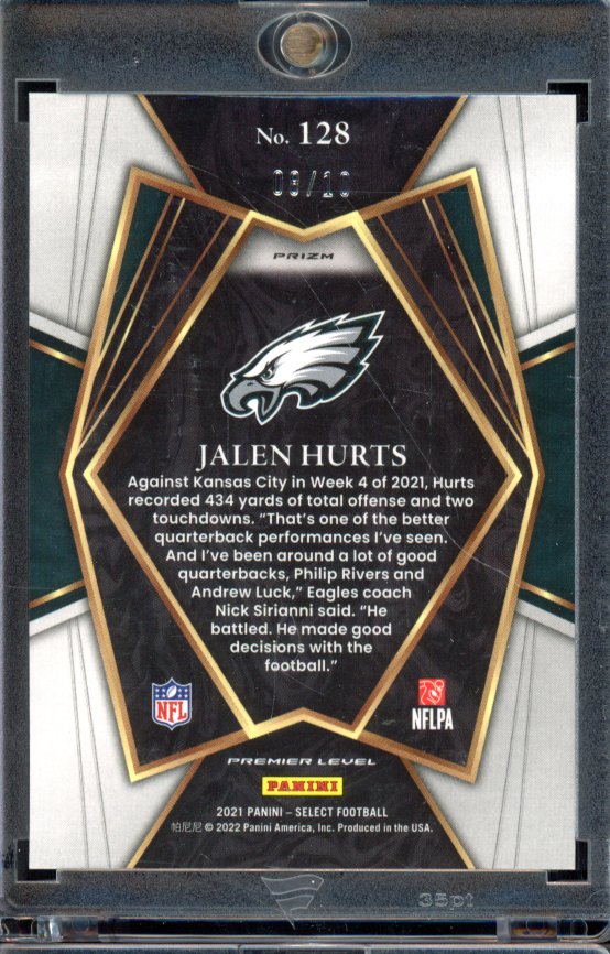 2021 Select Jalen Hurts Pink /10