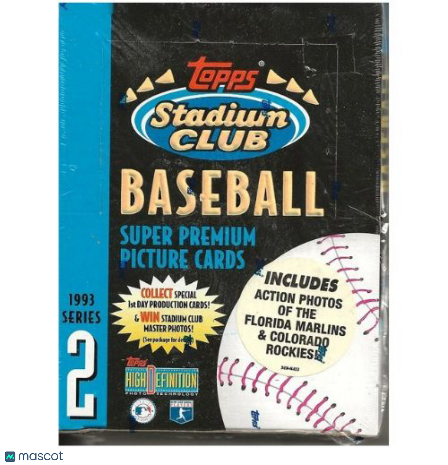 1993 Topps Stadium Club Baseball Series 2 Hobby Box