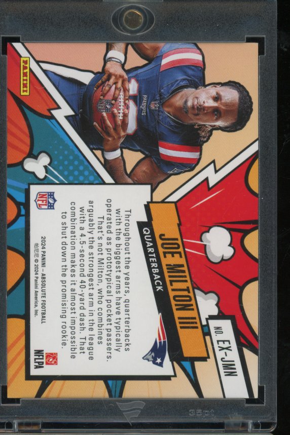 2024 Absolute Joe Milton Explosive Rookie SP