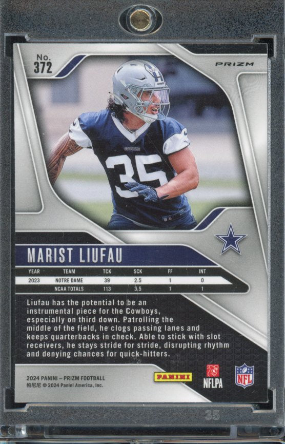 2024 Prizm Marist Liufau Retail Blue Sp Rookie