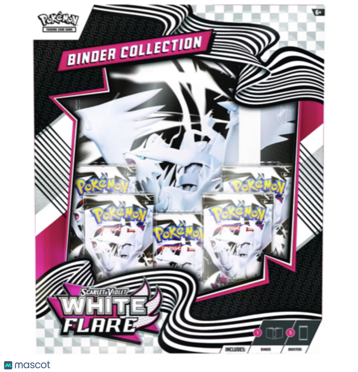 Scarlet & Violet White Flare Binder Collection Box