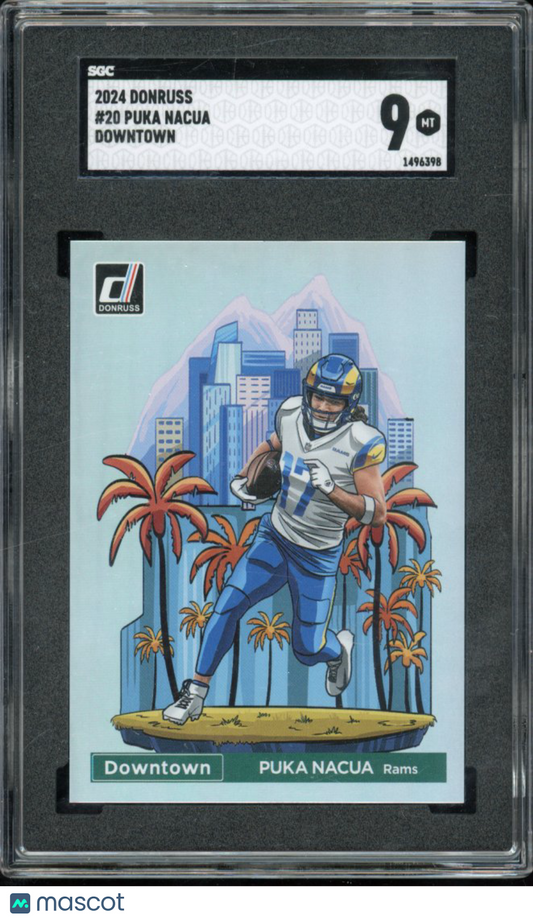 2024 Donruss Puka Nacua Downtown SP SGC 9