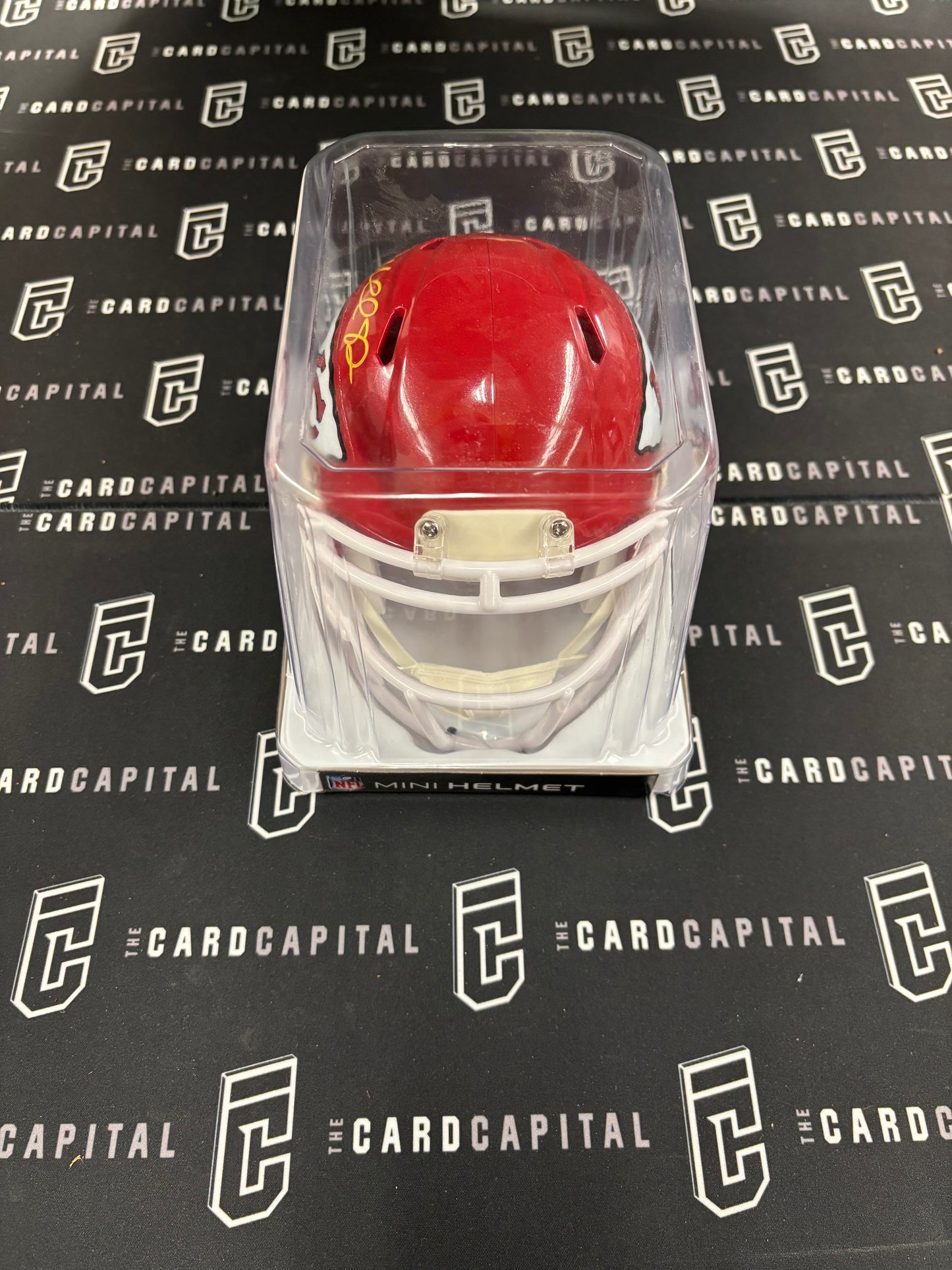Dante Hall Signed Mini Helmet Chiefs JSA