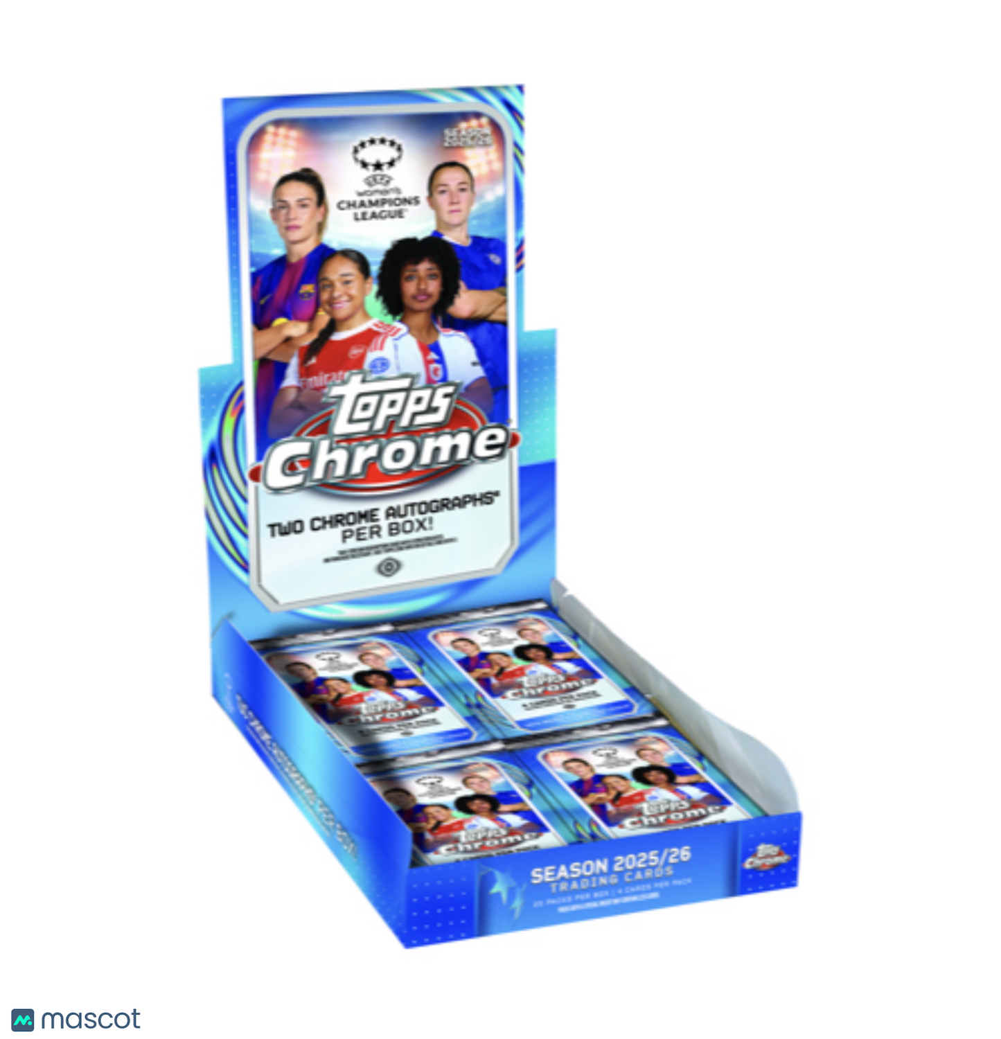 2025-26 Topps Chrome UEFA Womens Champ League Hobby Box