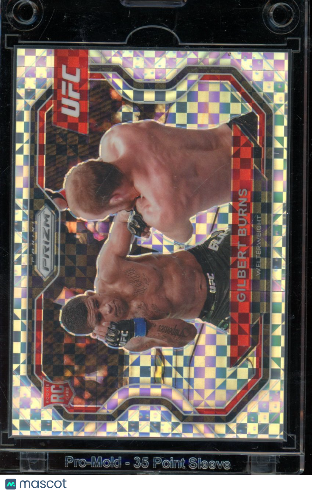 2021 Prizm Gilbert Burns Lucky Envelope Rookie /8