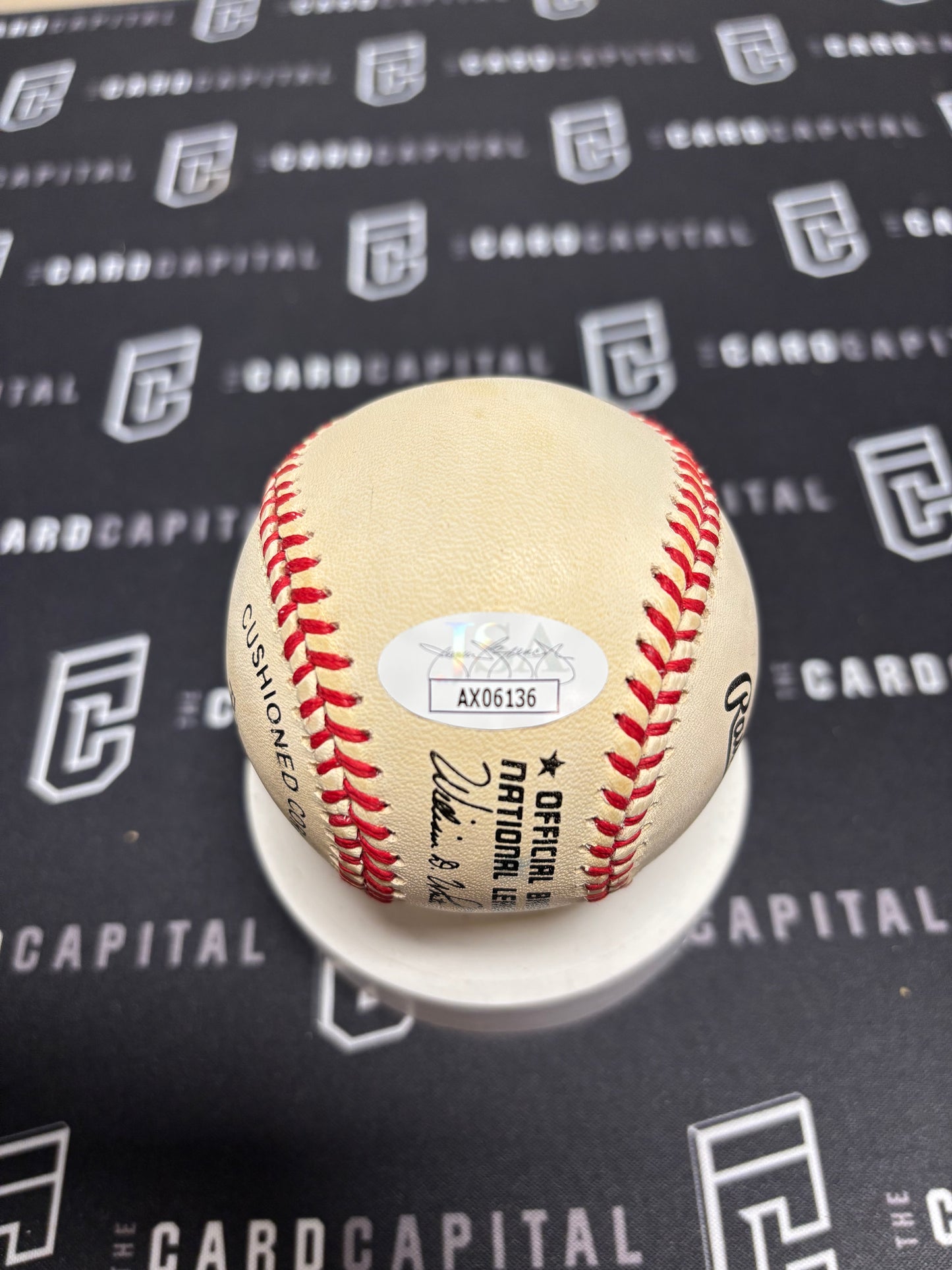 Ralph Kiner SIgned Official Major League Baseball JSA "HOF 1975"