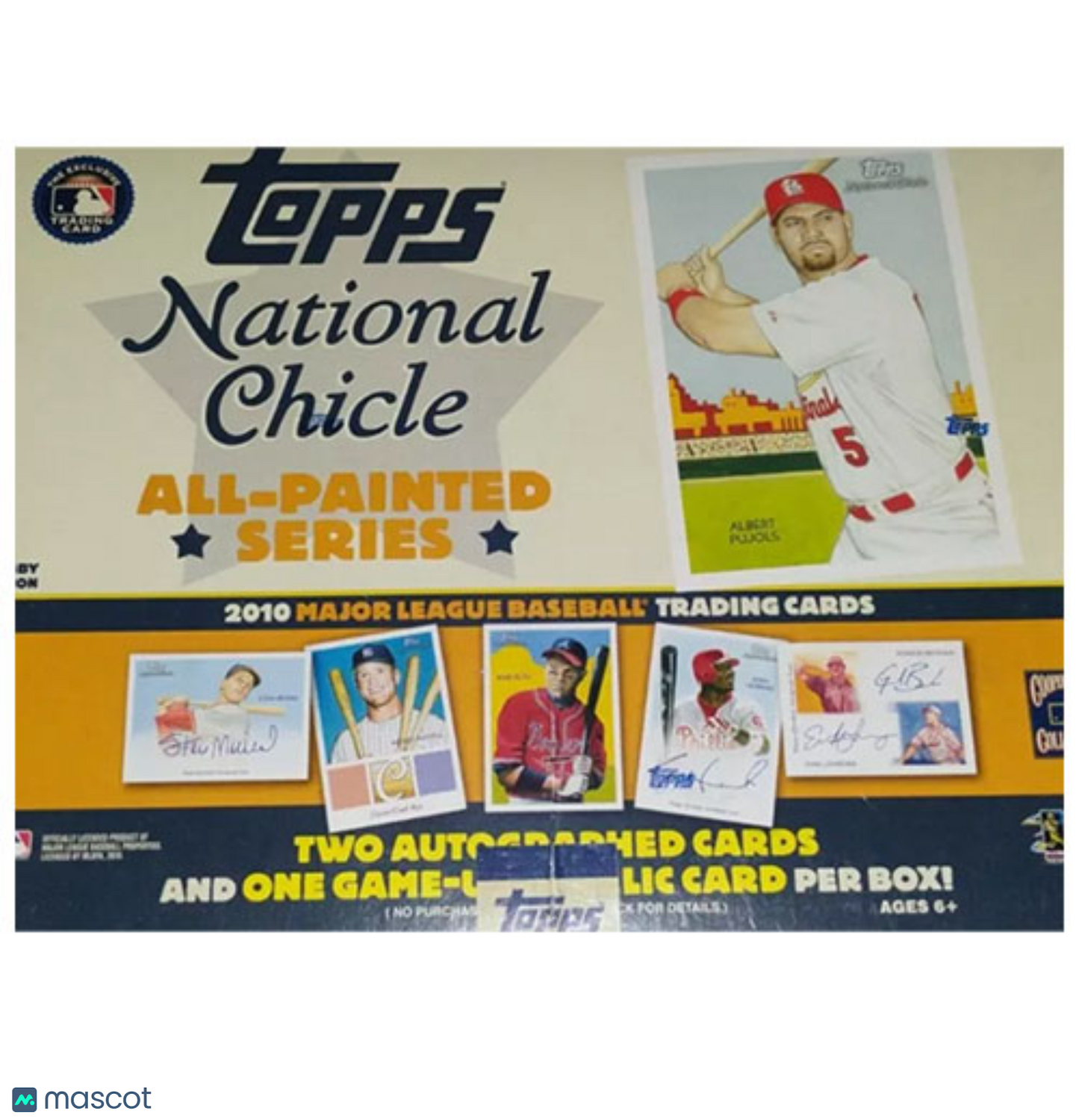 2010 Topps National Chicle Baseball Sealed Hobby Box