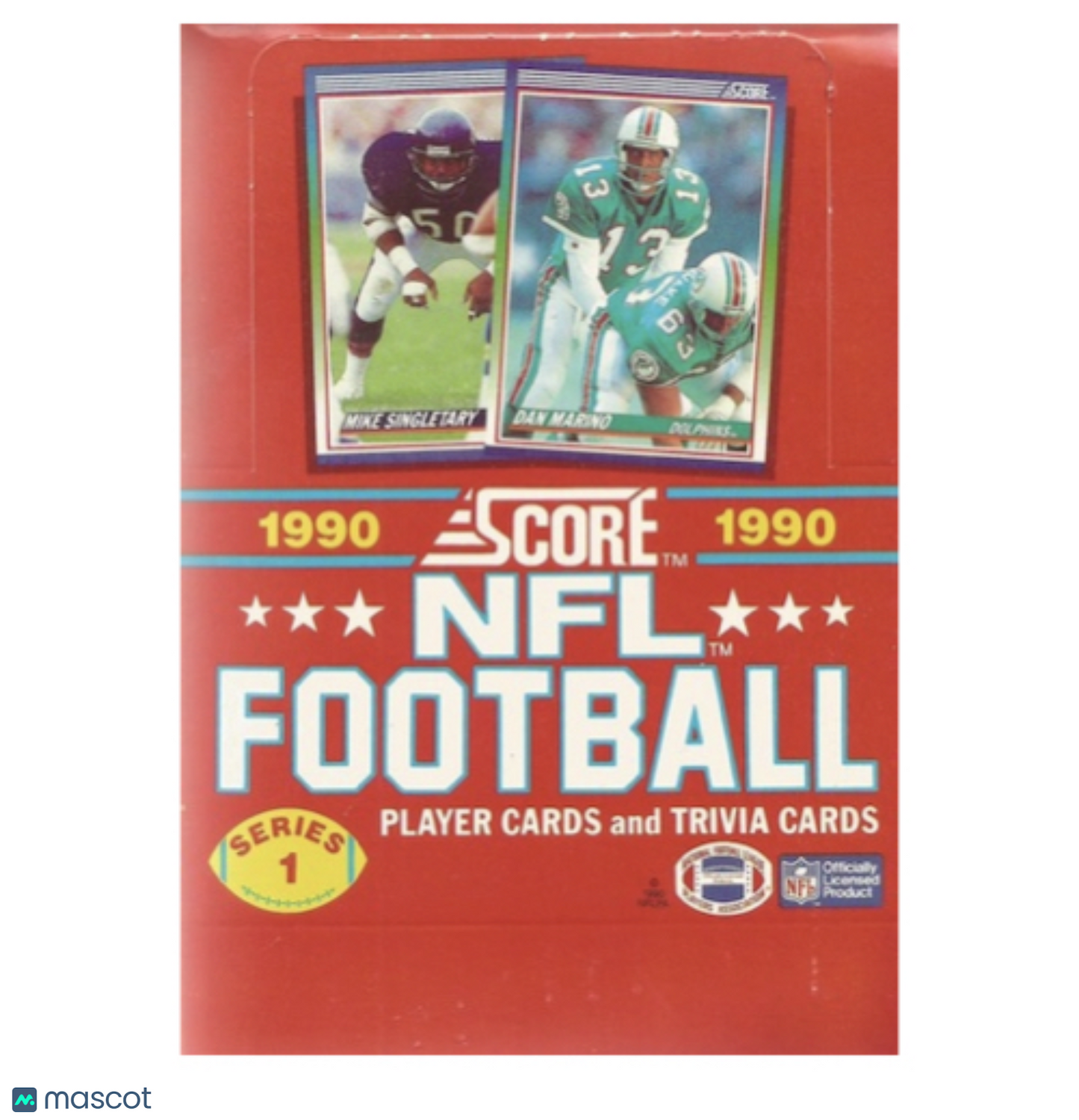 1990 Score Football Series 1 Box