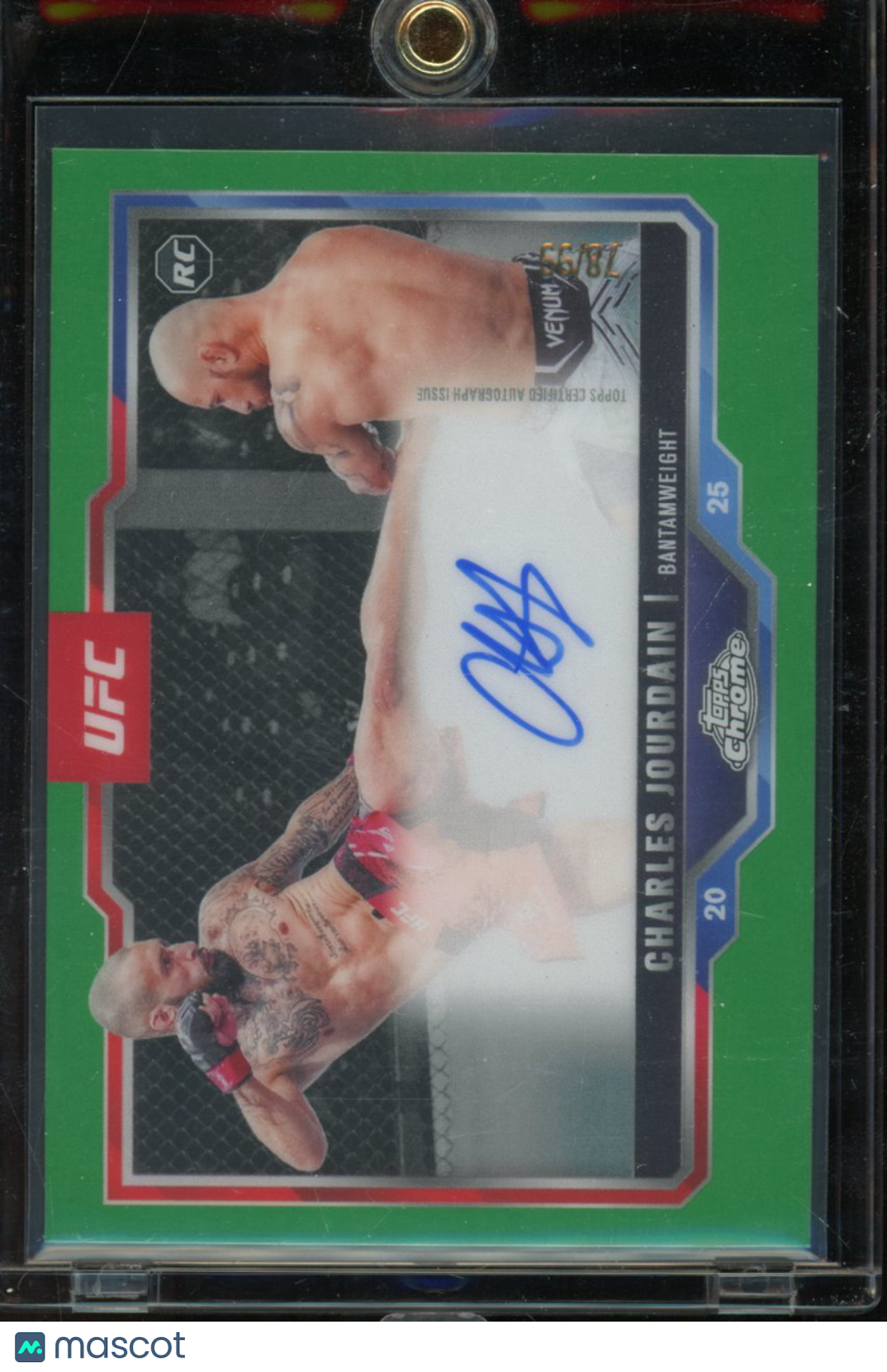 2025 Topps Chrome Charles Jourdian Green Rookie Auto /99