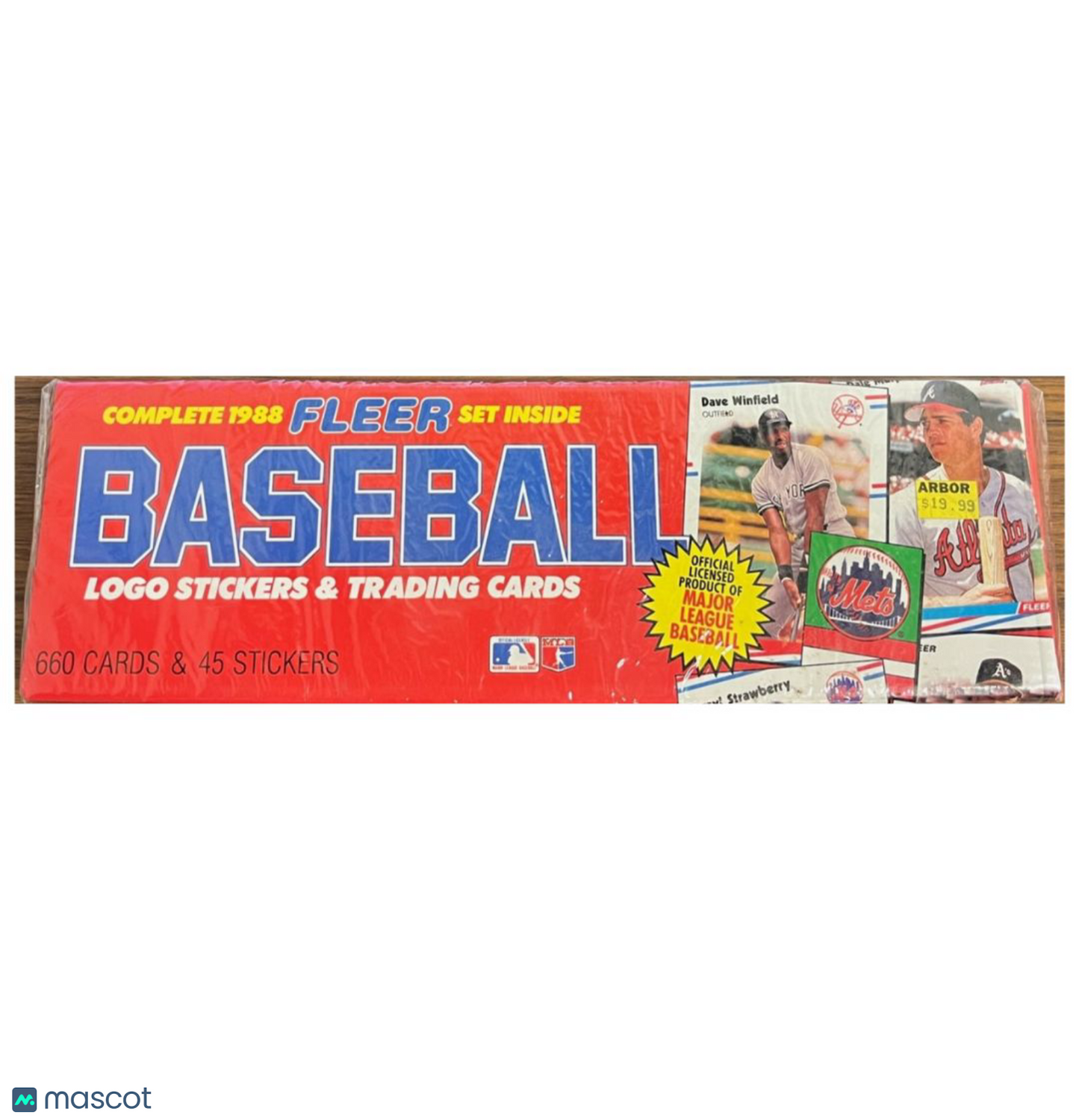 1988 Fleer Baseball Complete Set Box