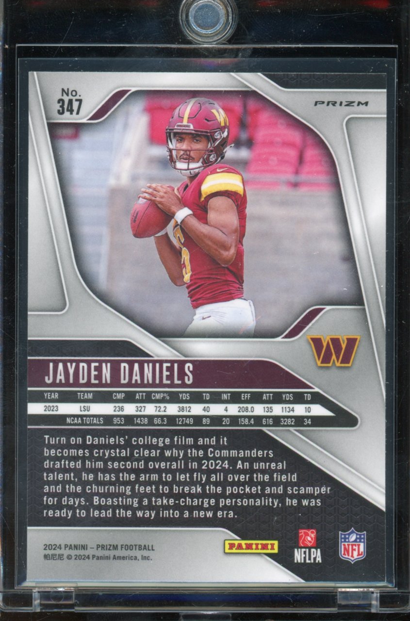 2024 Prizm Jayden Daniels Green Wave Rookie