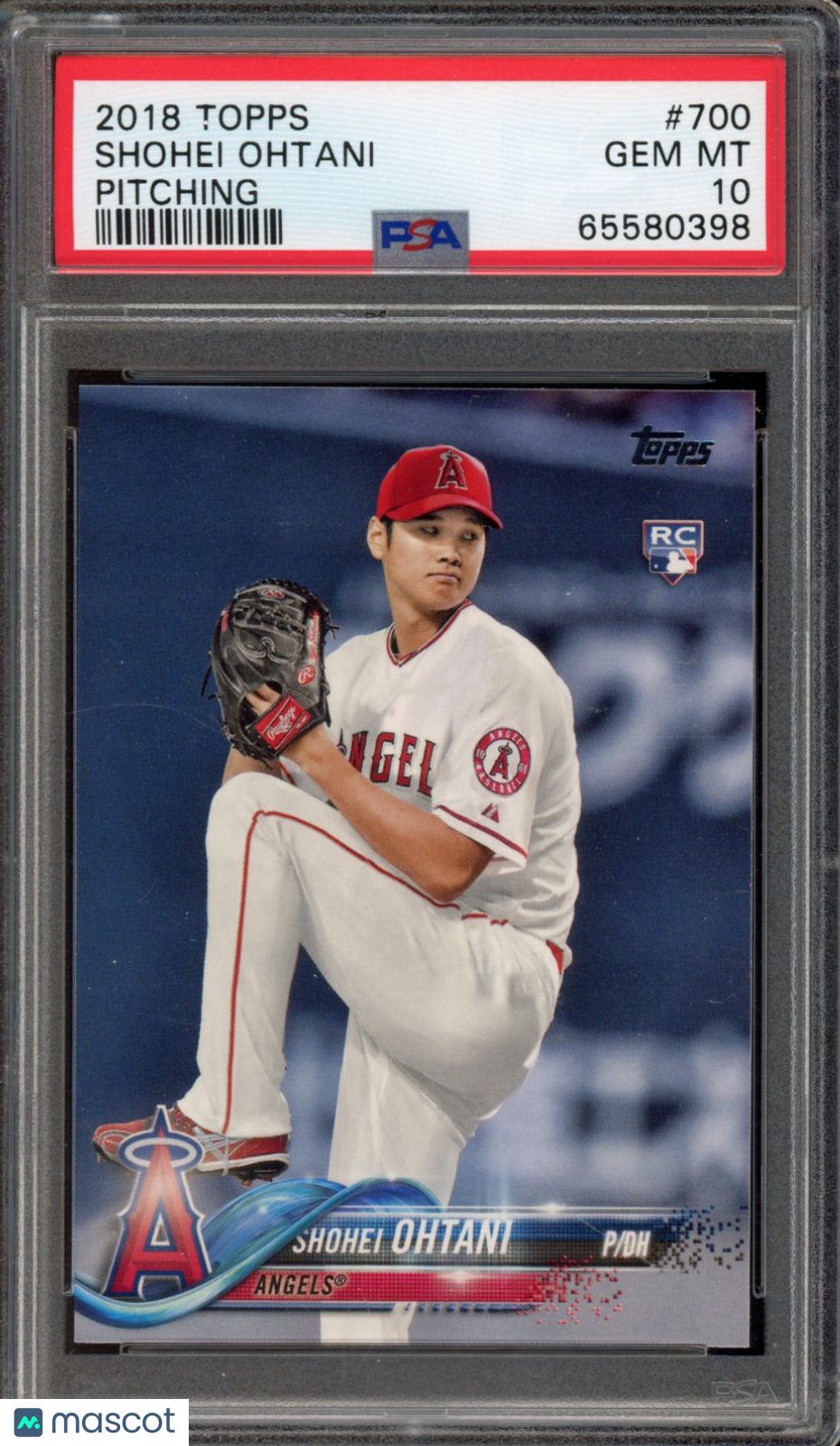 2018 Topps Shohei Ohtani Rookie #700 PSA 10