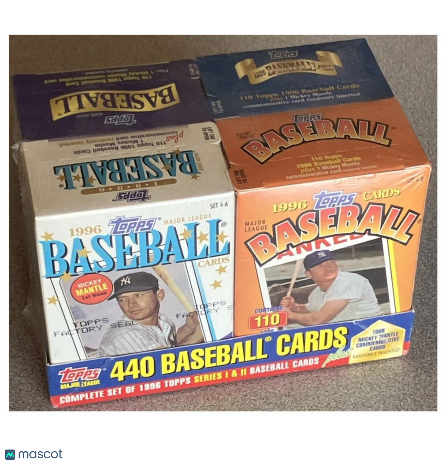 1996 Topps Baseball Complete Factory Sealed Series 1 & 2 Set