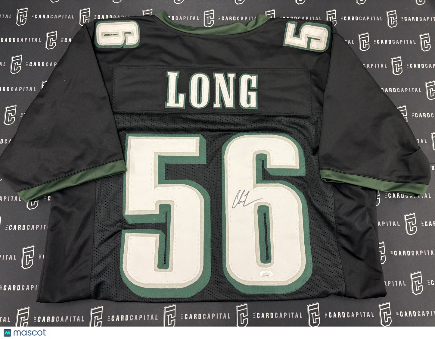 Chris Long Signed Philadelphia Eagles Midnight Jersey JSA