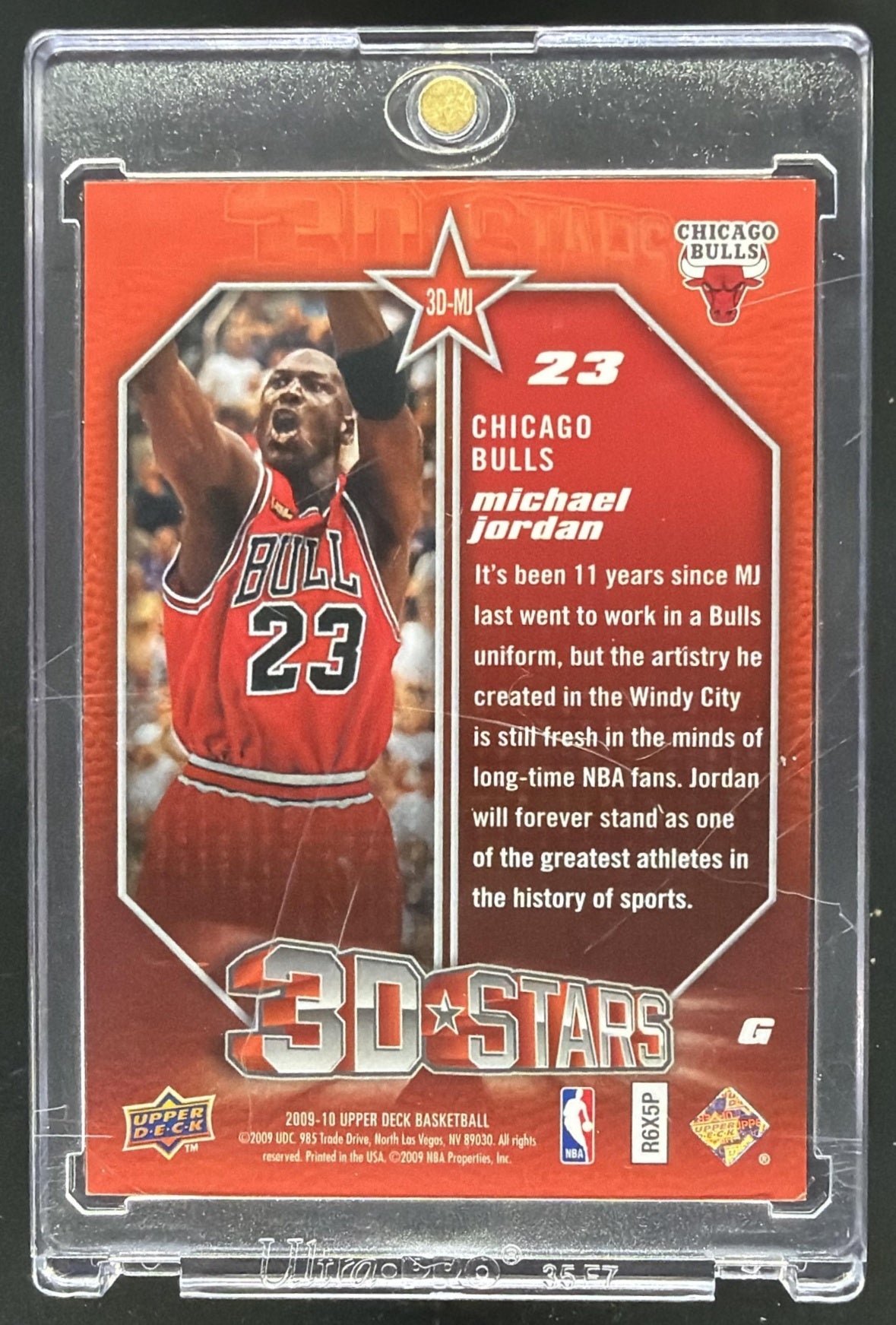 2009-10 Upper Deck Michael Jordan #3D-MJ 3D Stars
