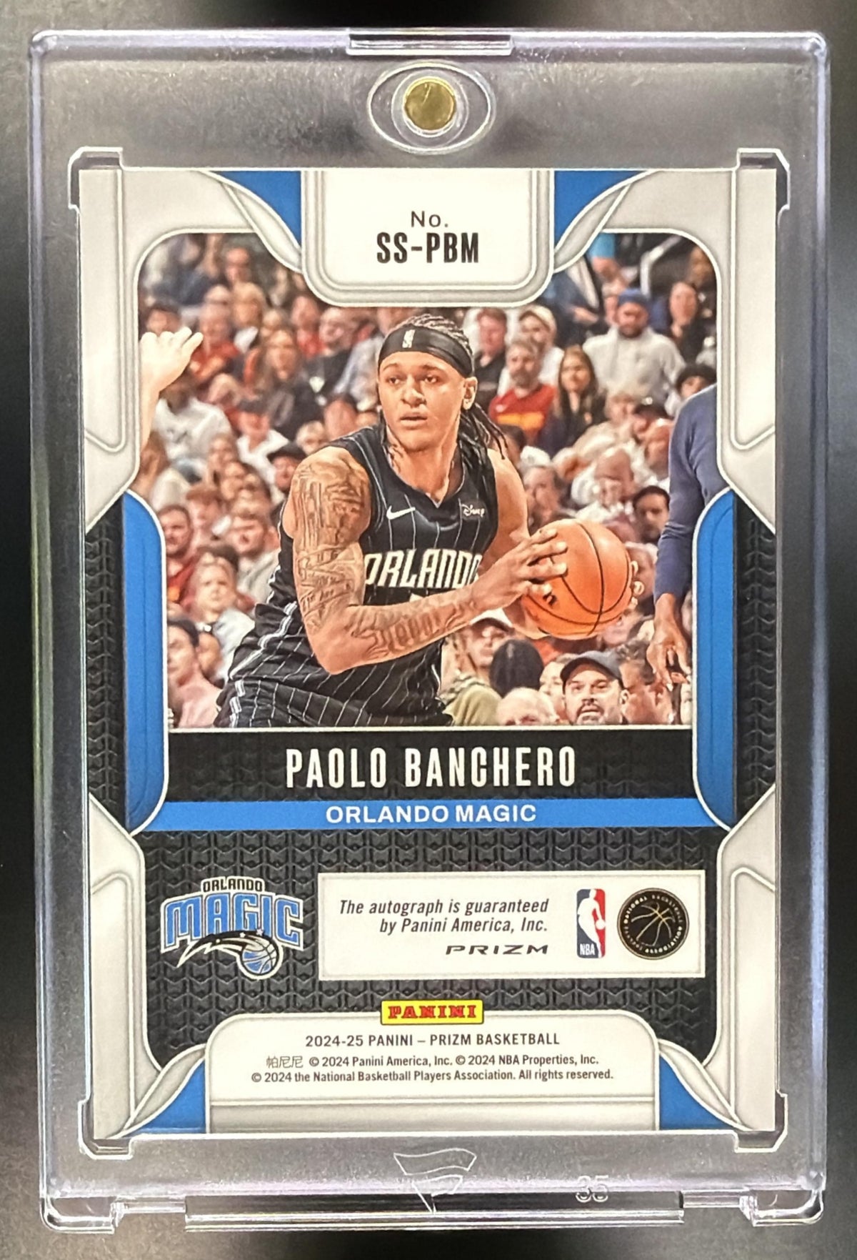 2024-25 Panini Prizm Paolo Banchero #SS-PBM Sensational Signatures Choice Auto