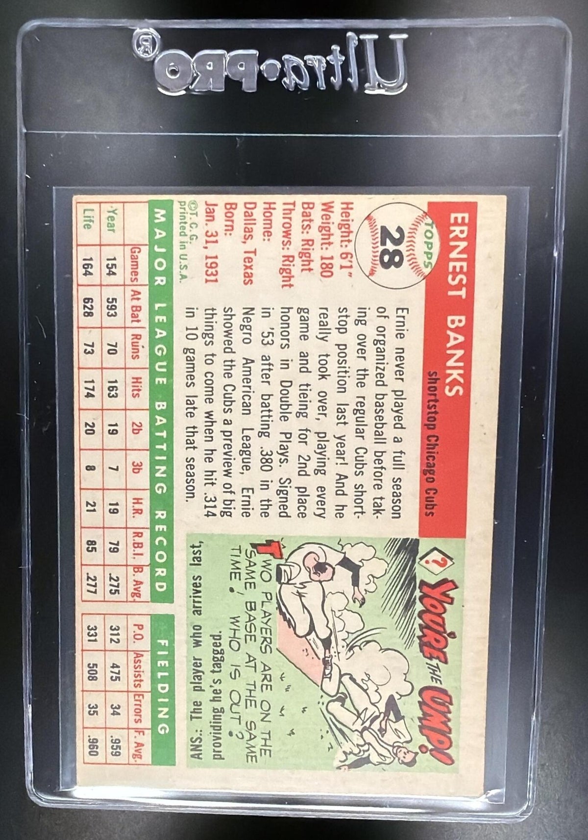 1955 Topps Ernie Banks #28