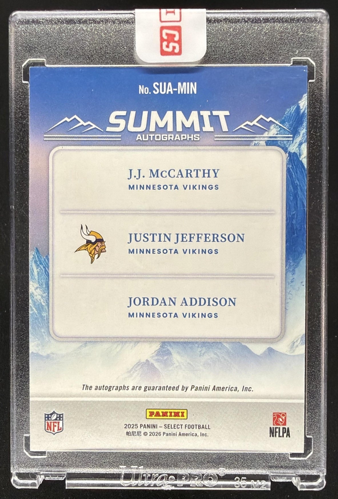 2025 Select Summit Mccarthy Jefferson Addison Triple Auto /100