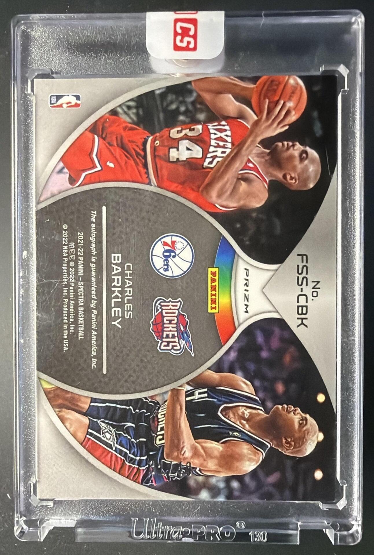 2021 Panini Spectra Charles Barkley #FSS-CBK Full Spectrum Signatures /49 Auto