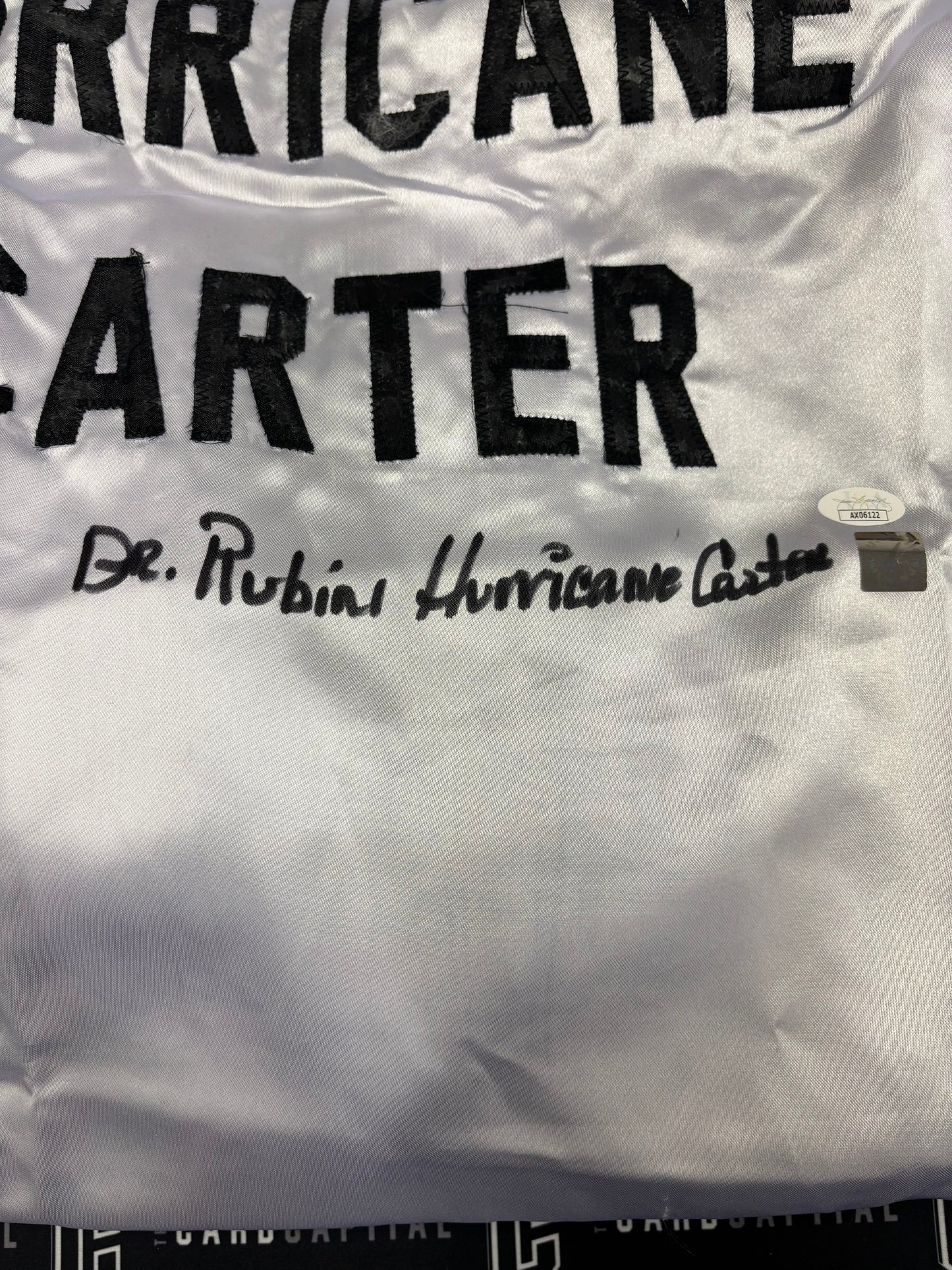 Dr. Rubin Hurricane Carter Signed Boxing Robe JSA