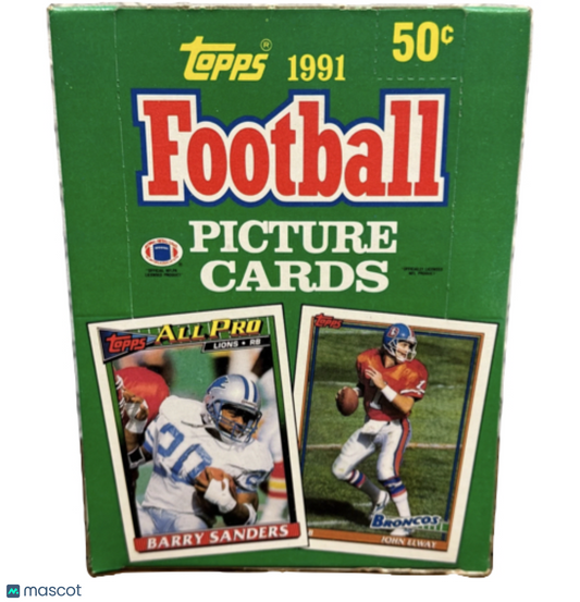 1991 Topps Football Wax Box