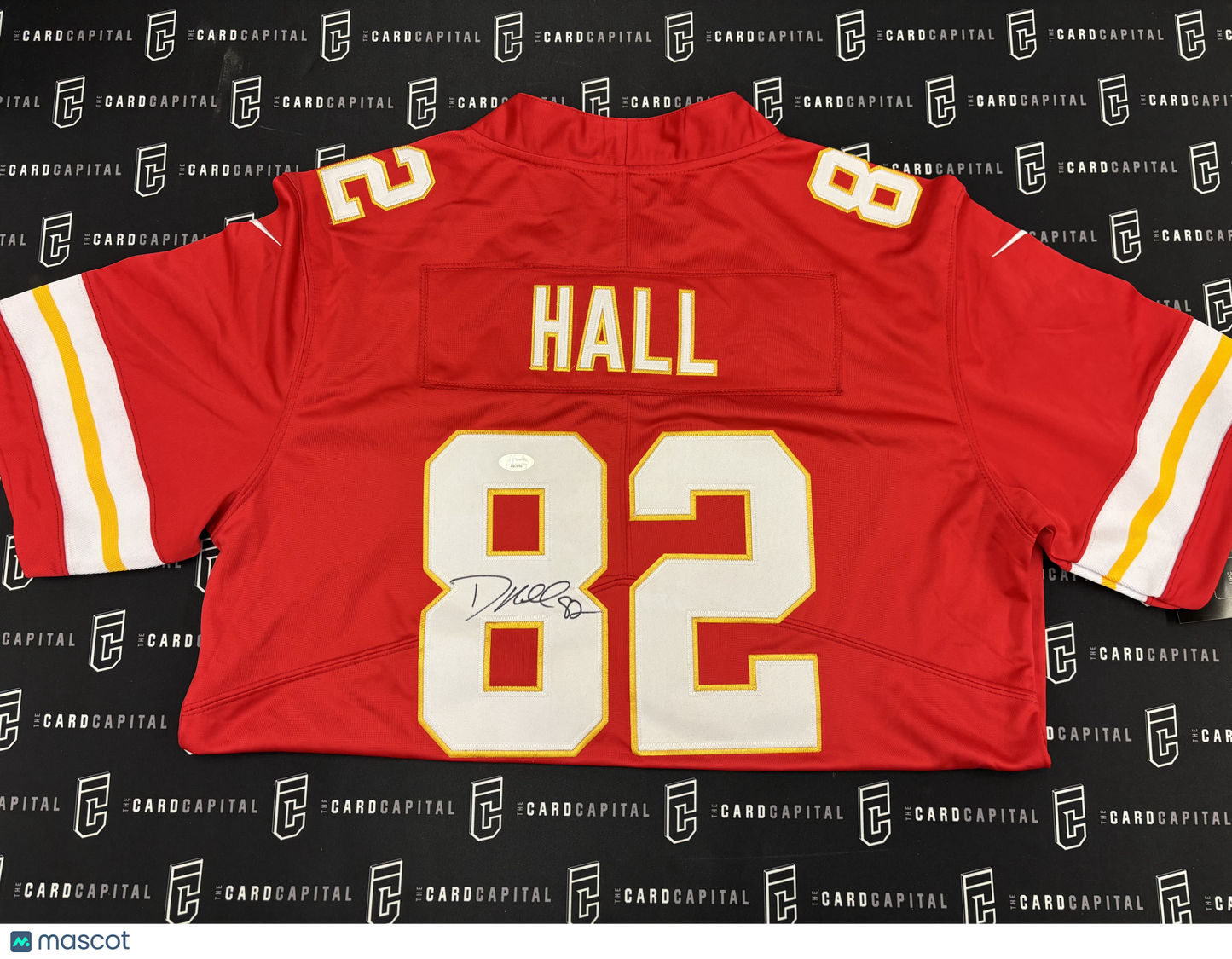 Dante Hall Signed Jersey Chiefs Home Red JSA
