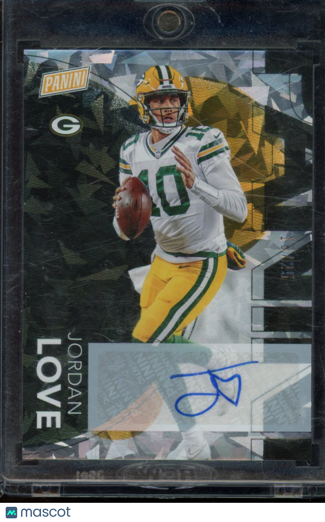 2020 Panini The National Jordan Love Cracked Ice Auto /25