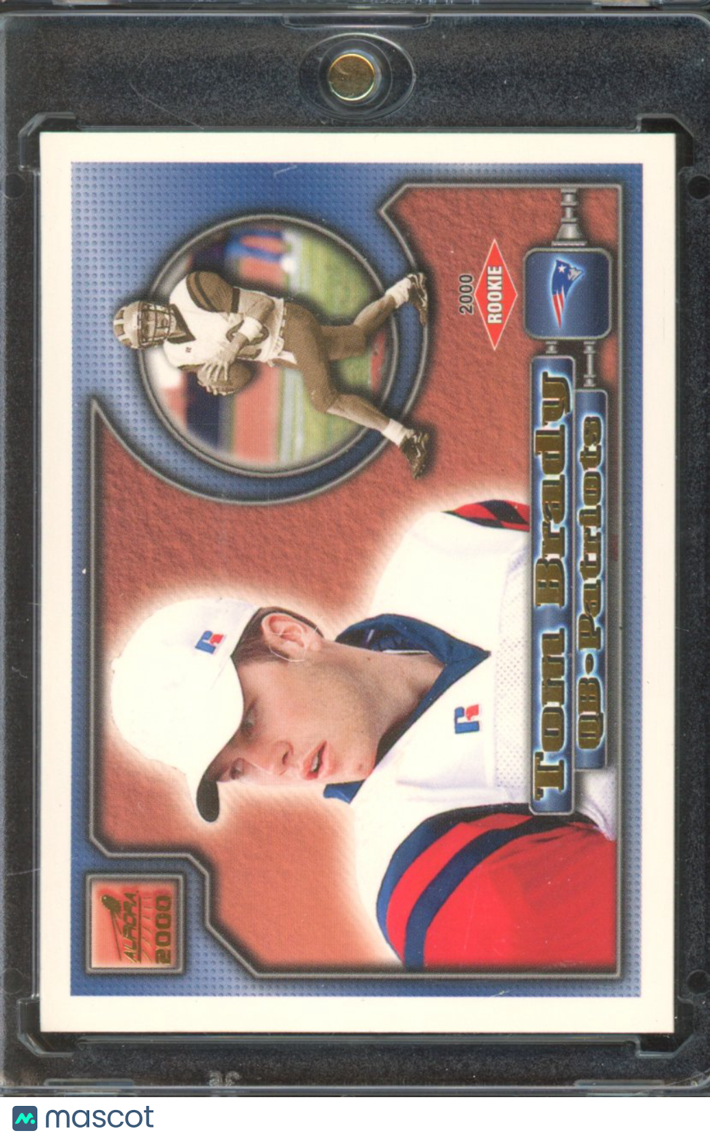 2000 Pacific Aurora Tom Brady Rookie