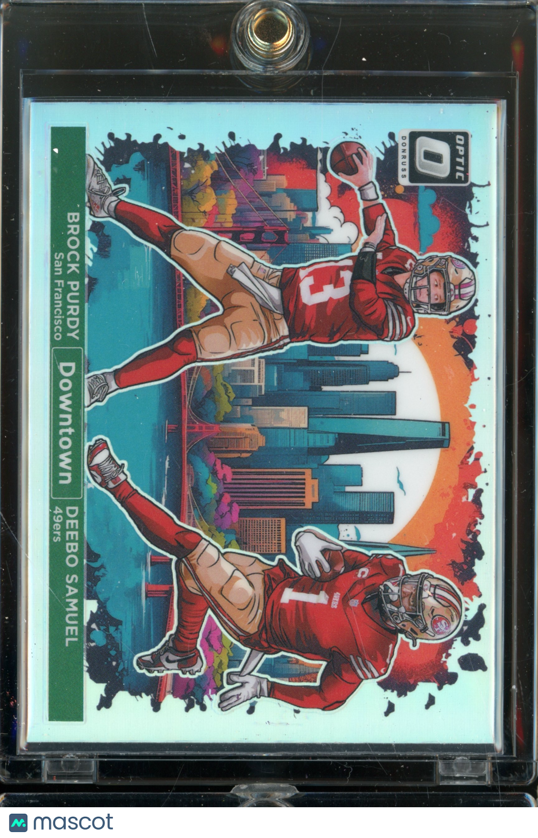 2024 Donruss Optic Brock Purdy Deebo Samuel Dual Downtown