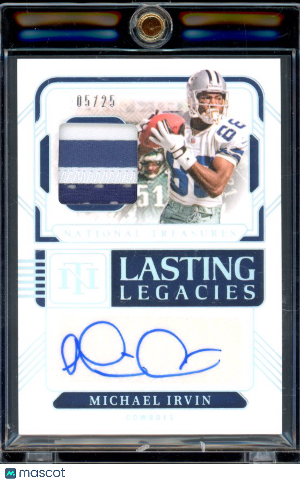 2024 National Treasures Michael Irvin LL Patch Auto /25