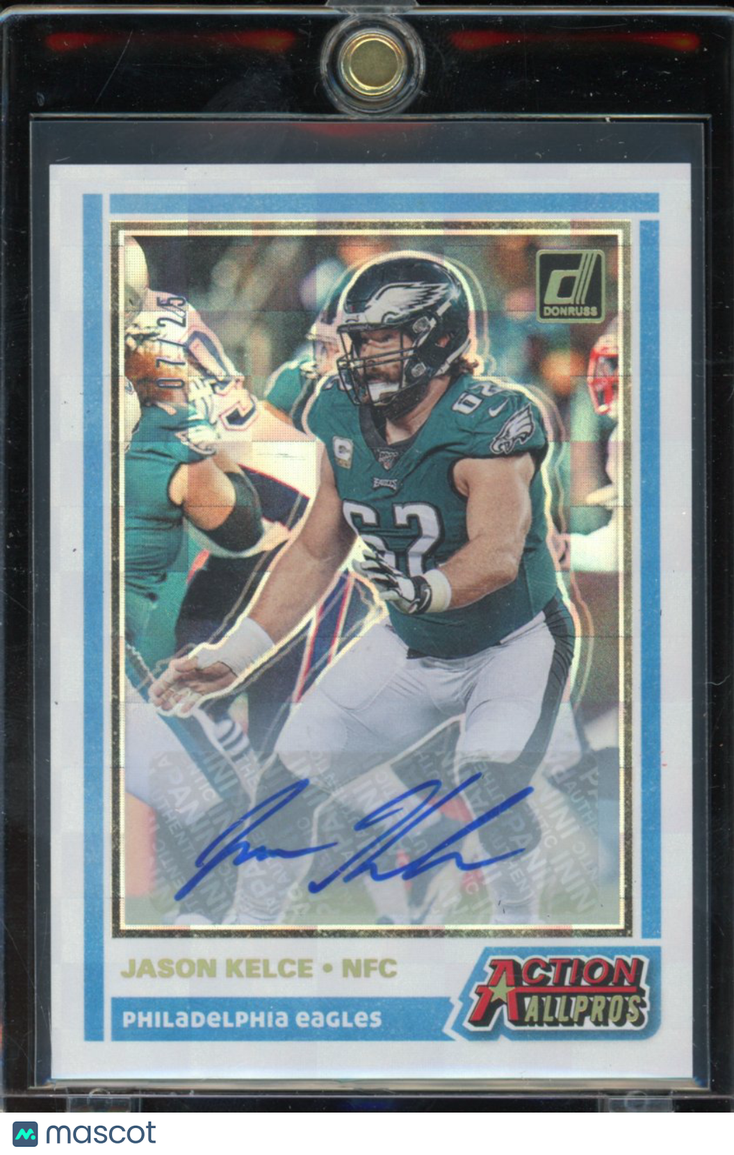 2020 Donruss Jason Kelce Action Allpros Auto /25