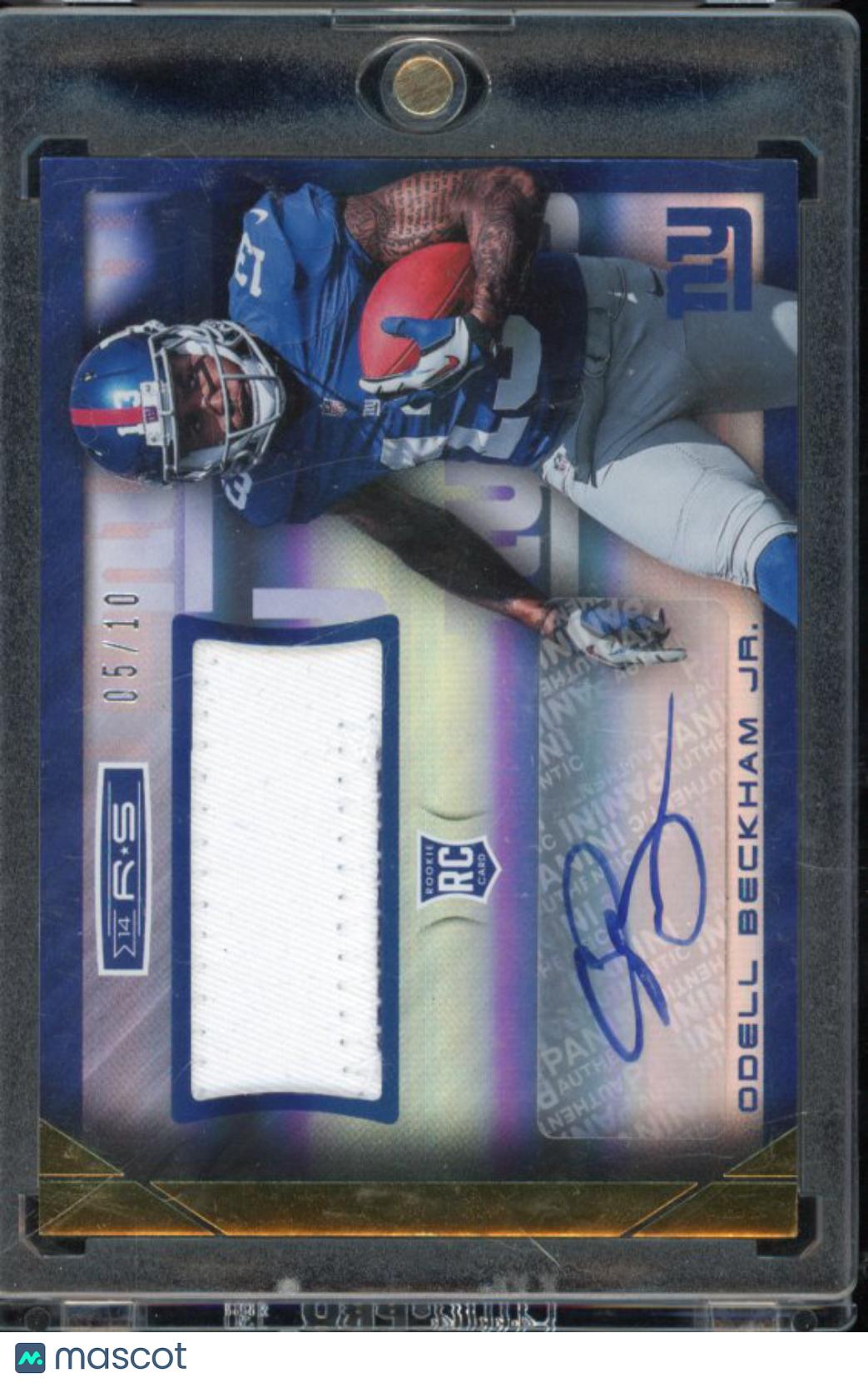 2014 Rookies And Stars Odell Beckham Jr Rookie Patch Auto