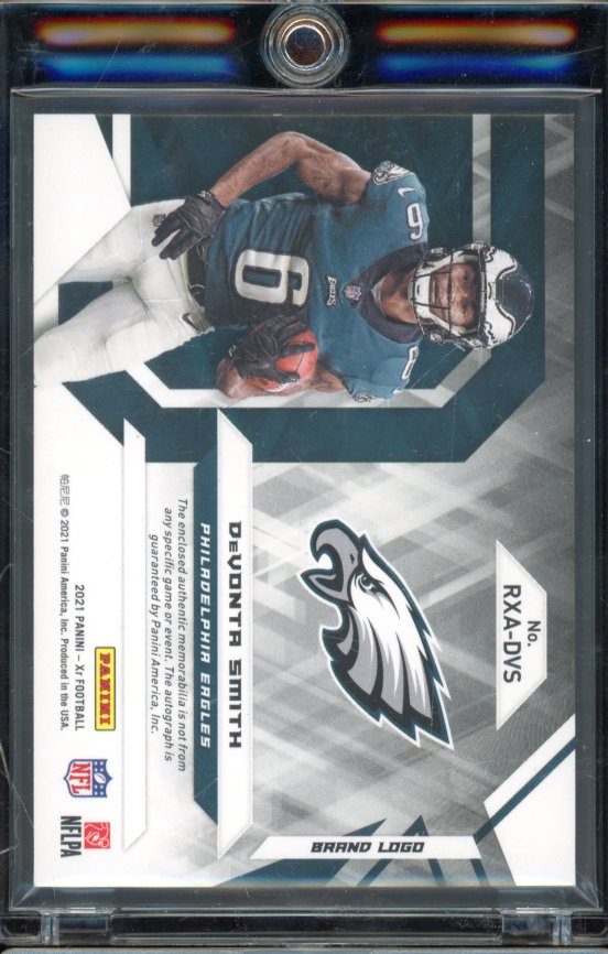 2021 XR Devonta Smith Rookie Patch Swoosh Auto 1/1