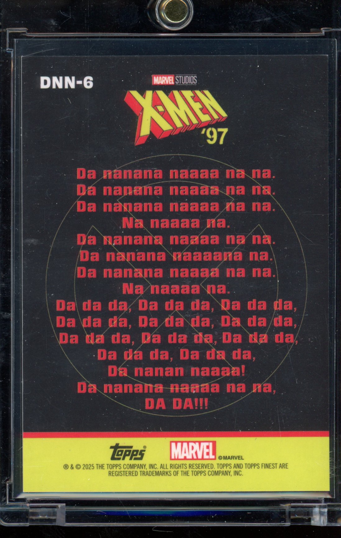 2025 Topps Finest X-Men Da Nanana Case Hit SSP
