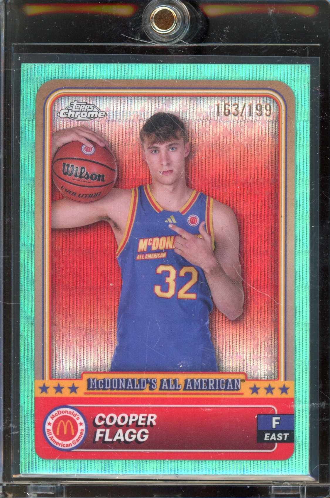 2024 McDonald's Chrome Cooper Flagg Aqua 163/199